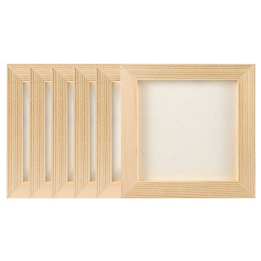 6개 세트의 단단한 나무 소재 DIY 액자, 그림 그리 - Art And Craft For Nursery 리뷰 및 가격